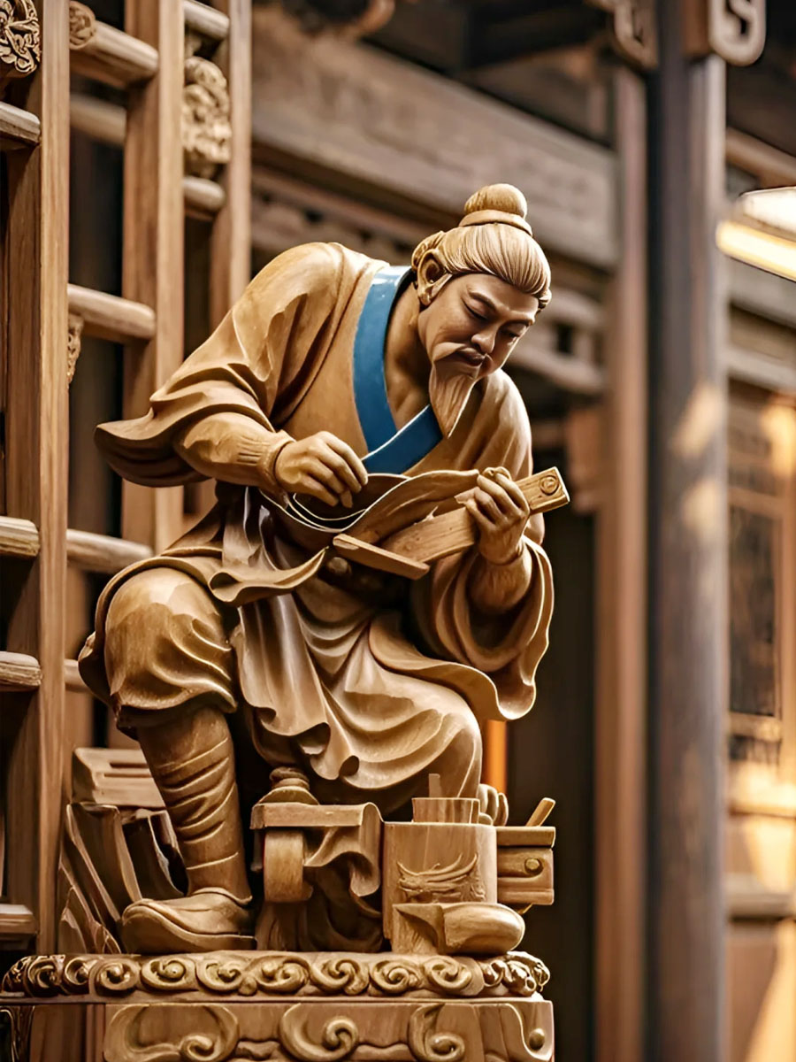 魯班塑像